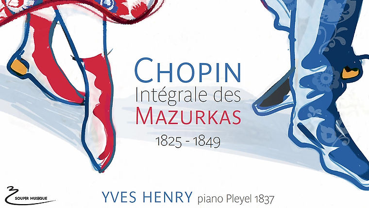 Frédéric Chopin, Mazurka WN7 en sol majeur, Yves Henry, piano Pleyel 1837